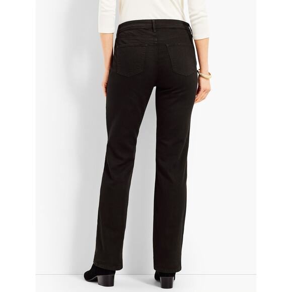 Talbots Barely Boot Jeans Womens 6P Black High Waist Flawless 5 Pocket Denim - Picture 5 of 16
